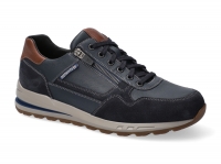 chaussure mephisto lacets bradley cuir marine